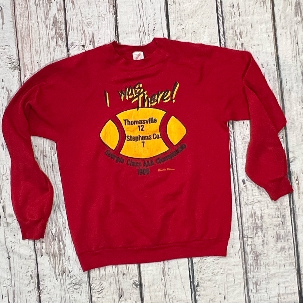 Vintage Georgia High School Football 1988 Championship Crewneck Sweatshirt